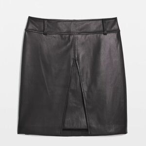White House Black Market Sleek Black Mini Skirt